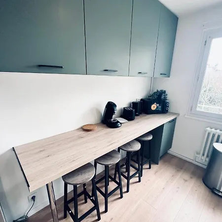 New! T5 Moderne Pres De Lille, Netflix, Wifi, Decoration Cosy Appartement Loos
