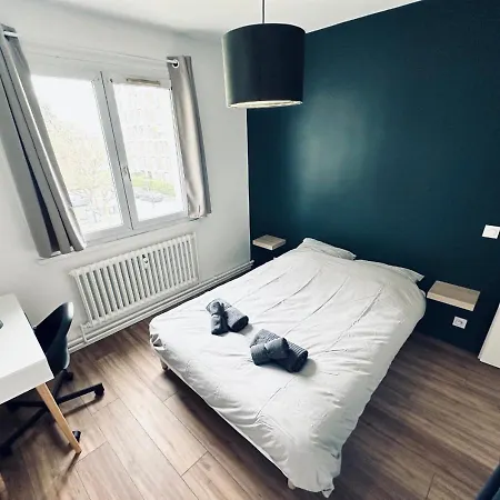 New! T5 Moderne Pres De Lille, Netflix, Wifi, Decoration Cosy Appartement Loos